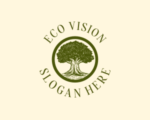 Tree Environment Eco logo design