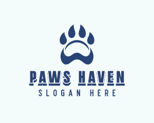 Pet Paw Veterinarian logo design