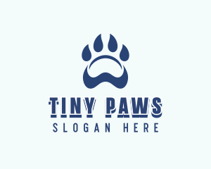 Pet Paw Veterinarian logo design