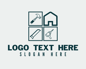Renovation - Home Tools Repair logo design