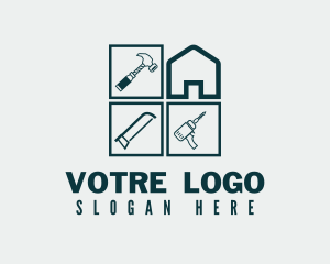 Property Developer - Home Tools Repair logo design