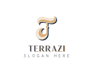 Stylish Jewelry Boutique Letter T logo design