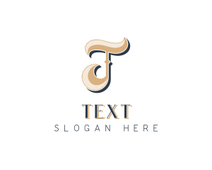 Stylish Jewelry Boutique Letter T logo design