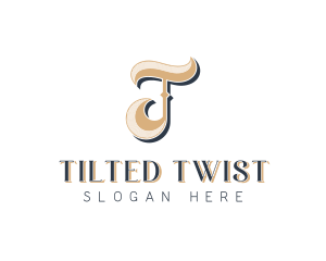 Stylish Jewelry Boutique Letter T logo design