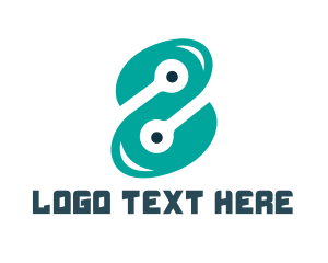 Programming - Tech Number 8 logo design
