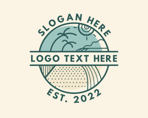 Tourism - Beach Sand Summer logo design