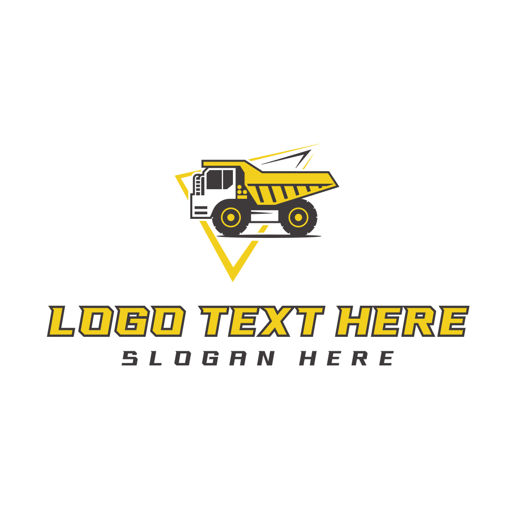 Dump Truck Construction Logo | BrandCrowd Logo Maker