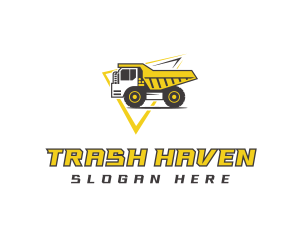 Dump Truck Construction logo design