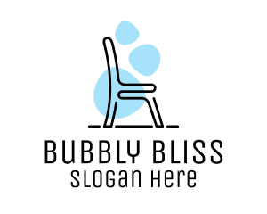 Bubble Monoblock Chair logo design