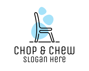 Upholstery - Bubble Monoblock Chair logo design