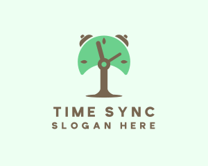 Arborist Alarm Clock logo design