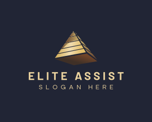 3D Pyramid Financing logo design