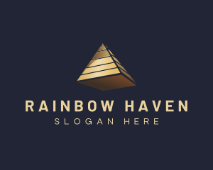 3D Pyramid Financing logo design