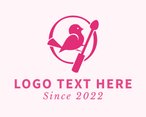 Boutique - Bird Lip Gloss Cosmetics logo design