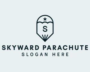 Generic Star Parachute  logo design