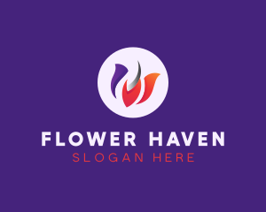 Flower Tulip Boutique logo design