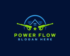 Power Washing Sanitation logo design