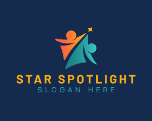 Star Charity People logo design