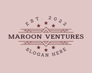 Maroon - Retro Star Business logo design