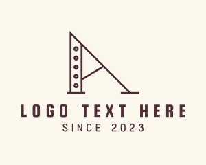 Retro - Simple Metalworks Business logo design