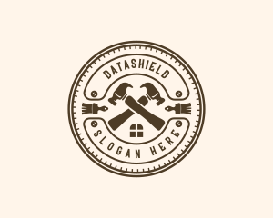 Hammer Construction Builder Logo