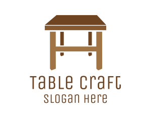Table - Furniture Table logo design