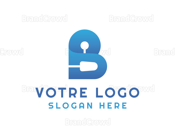 Digital App Letter B Logo