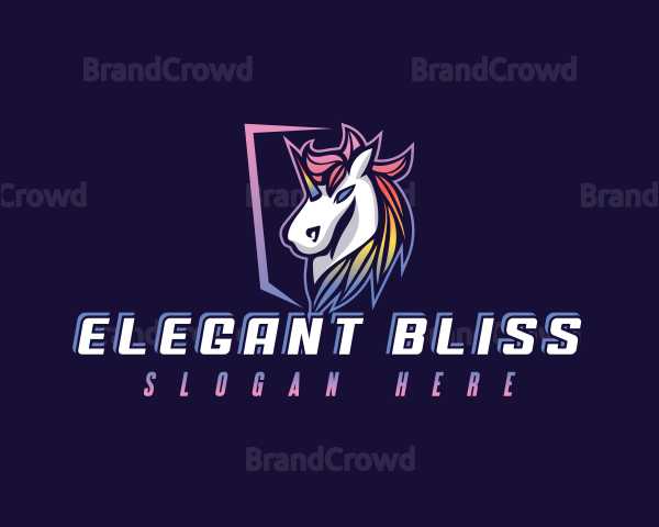 Gaming Stallion Unicorn Logo