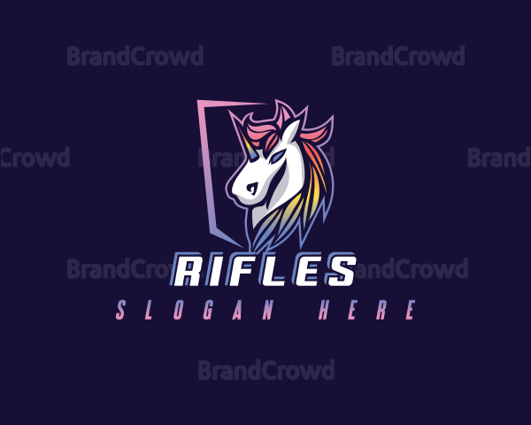 Gaming Stallion Unicorn Logo