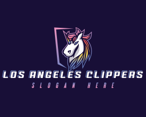 Gaming Stallion Unicorn Logo