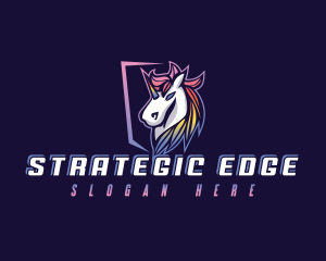 Gaming Stallion Unicorn Logo