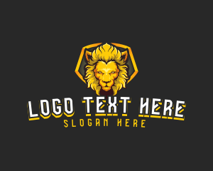 Fierce - Wild Hunter Lion logo design