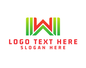 Stall - Supermarket Letter W logo design