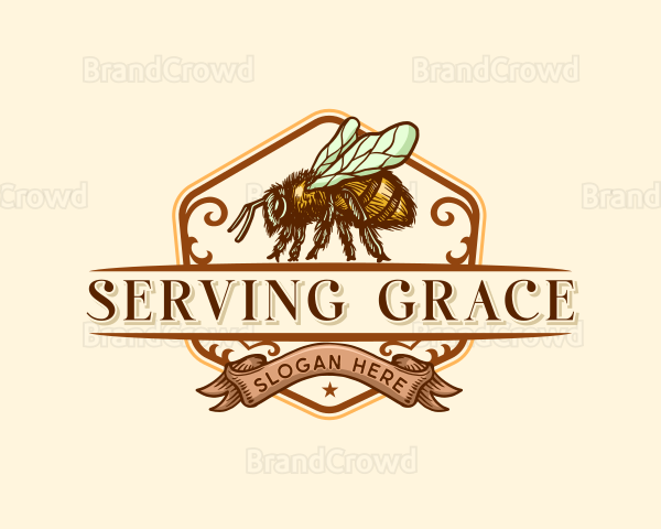 Honey Bee Apiculture Logo