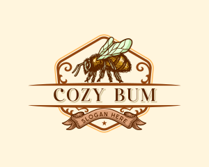 Honey Bee Apiculture Logo