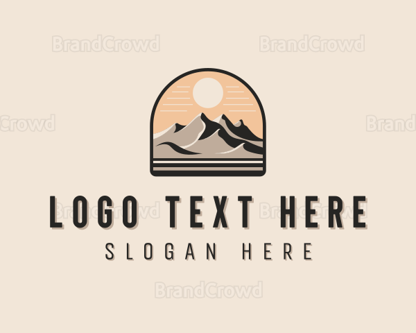 Travel Desert Sand Logo