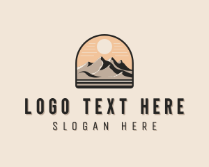 Outdoor - Travel Desert Sand logo design