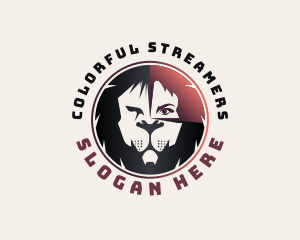 Streamers - Lion Man Beast logo design