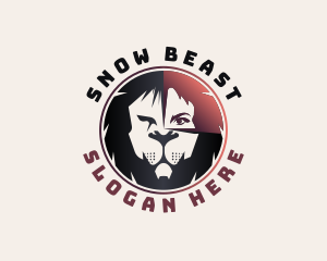 Lion Man Beast logo design