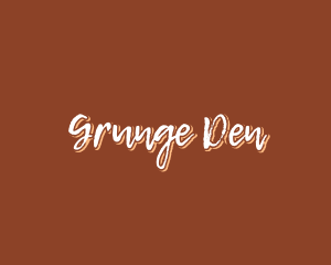 Grunge Brush Business logo design