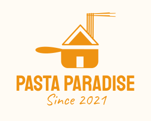 Pasta - Golden Noodle House logo design