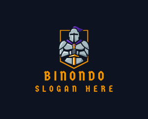 Medieval Knight Gaming Logo