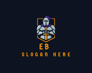 Medieval Knight Gaming Logo