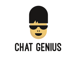 Chatbot - Face Shades Pill logo design