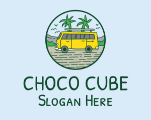 Trailer Van Road Trip Logo