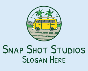 Trailer Van Road Trip Logo