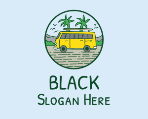 Travel - Trailer Van Road Trip logo design