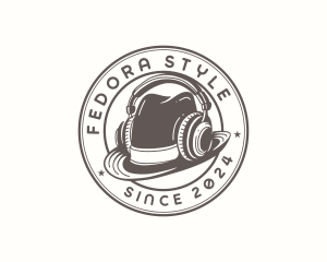 Fedora - Fedora Music Headphones logo design