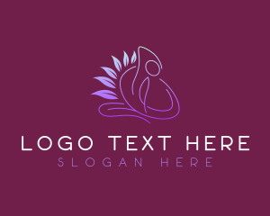 Spiritual - Yoga Fitness Exercise logo design