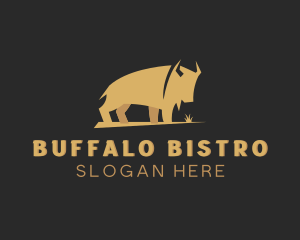 Buffalo - Buffalo Wild Animal logo design